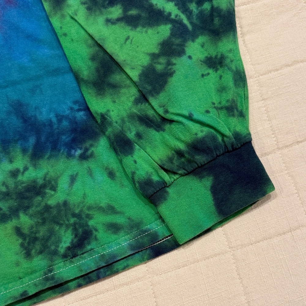 Liquid Blue Tie-Dye Long Sleeve Shirt XXL ”old stock” Celtic Jam shirt - Picture 3 of 9